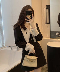 Black Mini French Dress