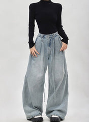 Light Blue Denim Baggy Jeans