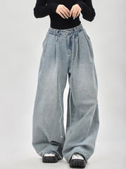 Light Blue Denim Baggy Jeans
