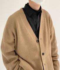 Light Brown Knitted Cardigan