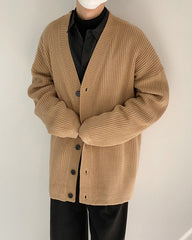 Light Brown Knitted Cardigan