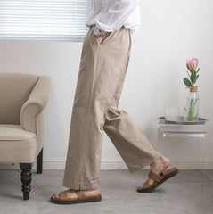 Linen Loose Fit Trousers