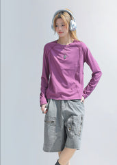 Long Sleeve Athletic Crop Top