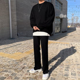 Loose Fit Casual Trousers