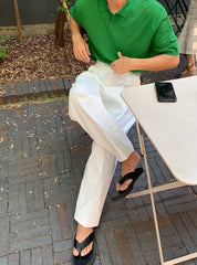 Loose Fit Casual Trousers