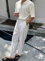 Loose Fit Casual Trousers