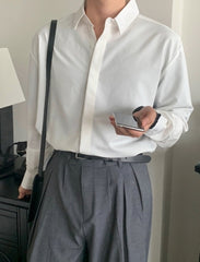 Loose Fit Wideleg Casual Trousers