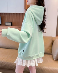 Mint Green Front Pocket Hoodie