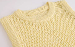 Mint Green Knitted Vest