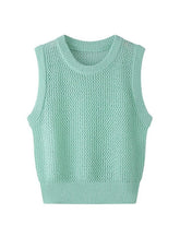 Mint Green Knitted Vest
