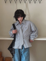 Striped Casual Shirt Set