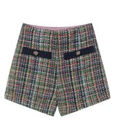 Green Tweed Suit Shorts| Momo