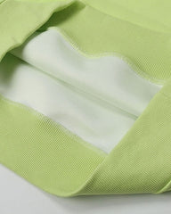 Neon Green Hoodie And Pants Set