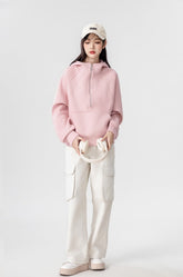 New Pink Hoodie Classic Pullover