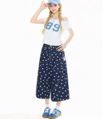 Off Shoulder Graphic Tee