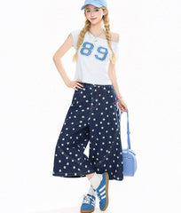Off Shoulder Graphic Tee