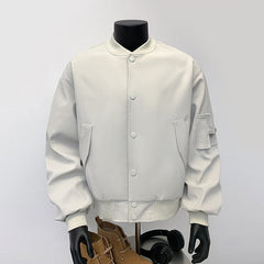 Off-White Snap Button Bomber Jacket