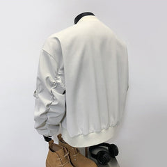 Off-White Snap Button Bomber Jacket