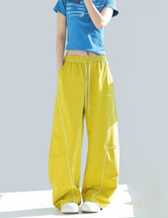 Outdoor Utility Wide Leg Straight Casual Pants