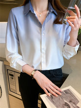 Blue Ombre Button-Up Shirt