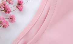Pink Sleeveless Shirt