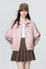 Pink Baseball Jacket