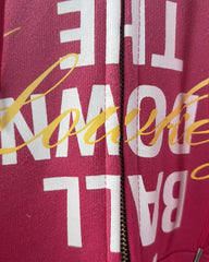Pink 'Throw The Ball Down The Fairway' Jacket