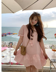 Pink Classy Vacation Maxi Dress