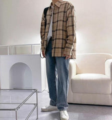 Plaid Long Sleeve Casual Shirt