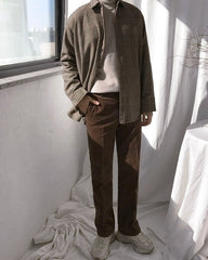 Plaid Long Sleeve Casual Vintage Shirt Jacket