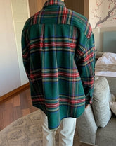 Plaid Long Sleeve Casual Warm Shirt Jacket