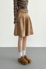 Plaid Star Layered Patchwork Decorative Skirt