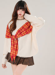 Plaid Sweatshirt