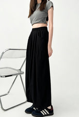 Plus Size High Waist Relaxed Fit Casual Trousers