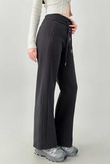 Plus Size Vintage Gray Athletic Slim Fit Sweatpants