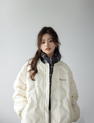 Quilted Lightweight Down Bomber Jacket