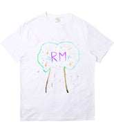 White RM Own Design Graffiti T-Shirt