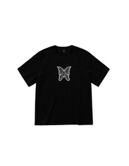 Red Butterfly Print T-Shirt