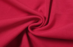Red Faux Leather Crop Top