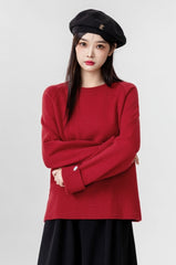 Red Knit Sweater Festive Collection