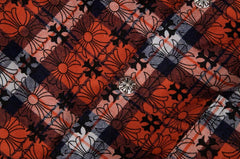 Red Plaid Cross Pattern Shirt