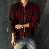 Relaxed Fit Casual High Collar Jacket