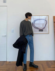 Relaxed Fit Casual Jeans
