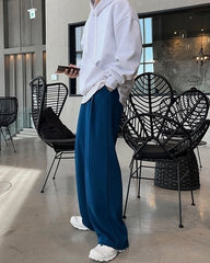 Relaxed Fit Casual Wide Leg Lounge Pants