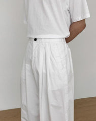 Relaxed Fit Casual Wide Leg Pants