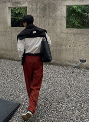 Relaxed Fit Classic Wideleg Trousers