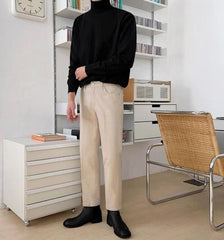 Relaxed Fit Stretch Trousers
