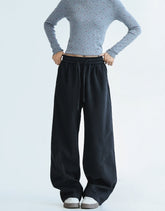 Relaxed Fit Wide Leg Casual Lounge Pants
