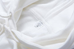 White 'Music Is My Life' Printed Hoodie