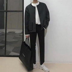 Slim Fit Black Dress Pants